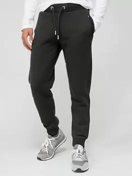 Image of Superdry Embroidered Logo Joggers - Green , Green Size M Men