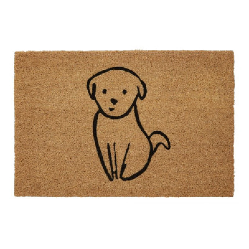 Image of Premier Housewares Dog Doormat Brown