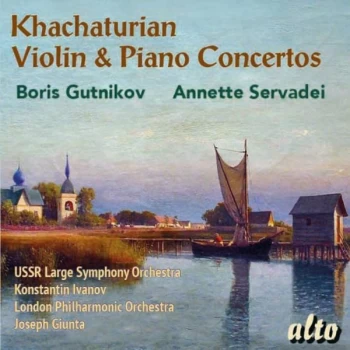 Image of Khachaturian, A. - Khachaturian: Violin & Piano Concertos CD