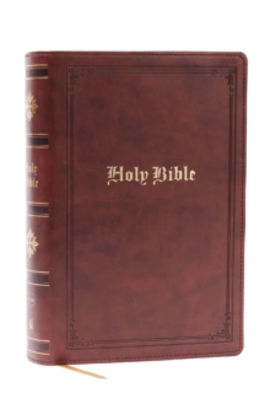 Image of KJV Holy Bible: Personal Size Giant Print, Brown Leathersoft, Red Letter, Comfort Print: King James Version Leather / fine binding