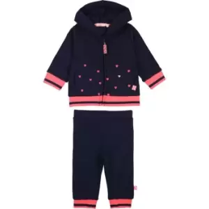 Image of Billieblush Baby Girls Navy jogging with hood - Blue