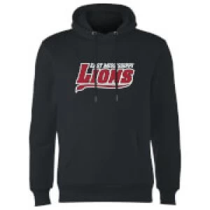 Image of East Mississippi Community College Lions Script Logo Hoodie - Black - M