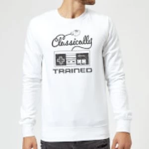 Image of Nintendo Retro NES Classically Trained Sweatshirt - White - XXL