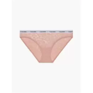 Image of Calvin Klein Lace Bikini Briefs - Nude