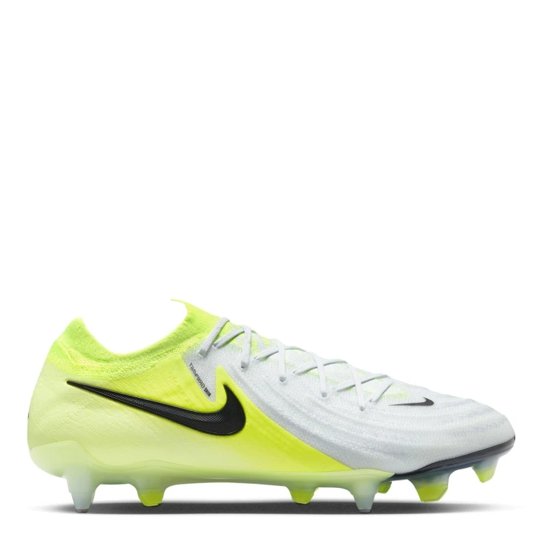 Image of Nike Phantom GX 2 Elite Adults Soft Ground Football Boots Silver/Volt male 3.5 (36)