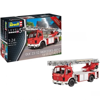 Image of DLK 23-12 Level 5 Mercedes-Benz Fire Engine Revell Model Kit