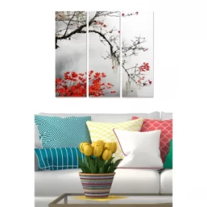 Image of MDF20516219 Multicolor Decorative MDF Painting (3 Pieces)