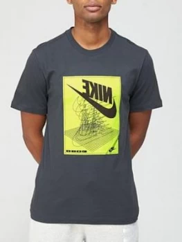 Image of Nike Sportswear Festival Short Sleeve T-Shirt - Dark Grey