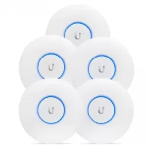 Image of Ubiquiti Networks UAP-AC-LR Wireless access point 1000 Mbps White 5-pack (UAP-AC-LR-5)