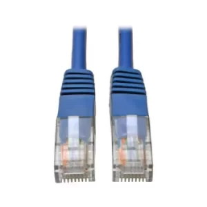 Image of Tripp Lite Cat5e 350 MHz Molded UTP Ethernet Patch Cable RJ45 Blue 3ft