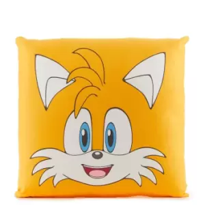 Image of Sonic The Hedgehog Tails Face Square Cushion - 60x60cm