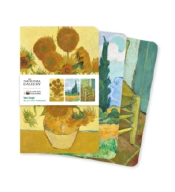 Image of National Gallery: Van Gogh Set of 3 Mini Notebooks Notebook / blank book