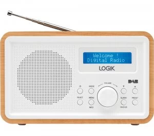 Image of Logik Portable DAB-FM Clock Radio LHDR15