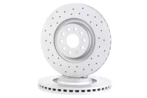 Image of ZIMMERMANN Brake disc 600.3243.52 Brake rotor,Brake discs VW,AUDI,SKODA,Golf VII Schragheck (5G1, BQ1, BE1, BE2),Passat Variant (365)