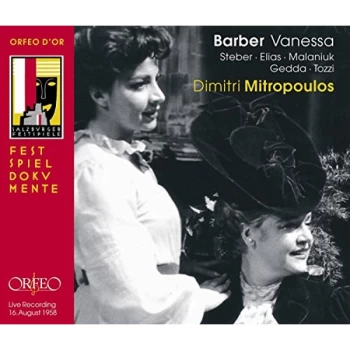 Image of Vienna Philharmonic Orchestra - Vanessa (Mitropoulos, Vpo, Vienna State Opera, Steber) CD