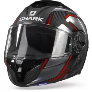 Image of Shark Spartan GT Carbon Kromium DUR Carbon Chrome Red S