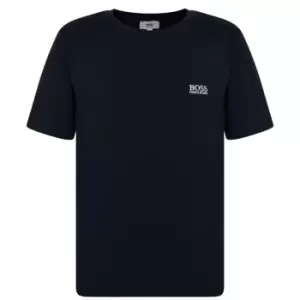Image of BOSS BoyS Small Logo Short Sleeve T Shirt - Blue