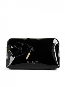 Image of Ted Baker Nicolai Knot Bow Makeup Bag - Black, Women