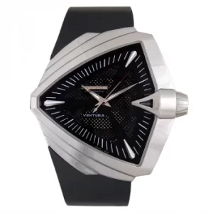 Image of Ventura Automatic Black Dial Stainless Steel Mens Watch