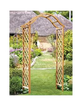 Image of Smart Garden Woodland Arch - Tan 2.21M