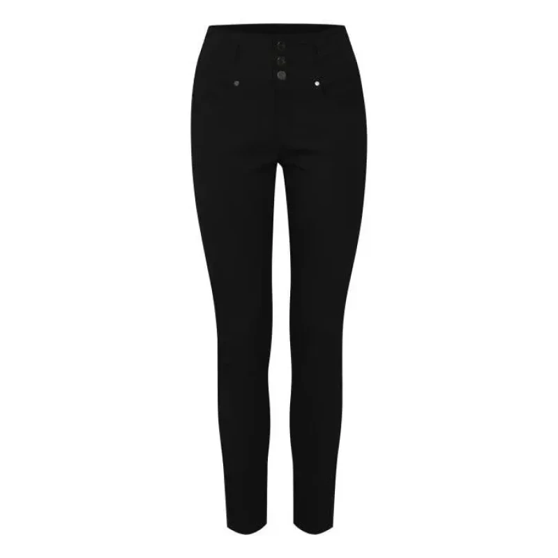 Image of fransa Womens Trousers fransa Zalin 15 Noir Female 38