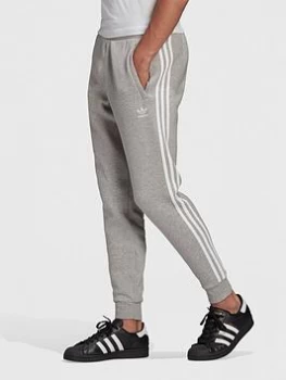 Image of adidas Originals 3-Stripe Pants - Medium Grey Heather, Size S, Men