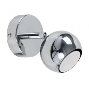 Image of Mini Single Retro Eyeball Spotlight in Chrome