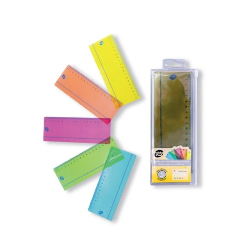 Image of Pukka Pad Pukka Irlen Reading Ruler 19cm Assorted IRLOVERLAY