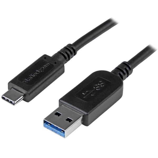 Image of StarTech 2m Slim Micro USB 3.0 Cable Right angle Micro usb