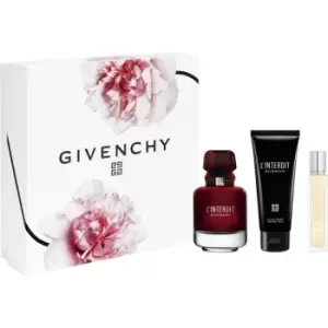 Image of Givenchy L'Interdit Rouge gift set for women
