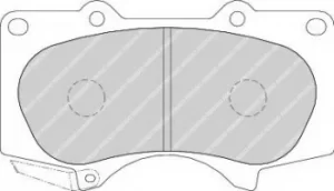 Image of Ferodo FDB1698 Brake Pad Set Front Axle Premier Car