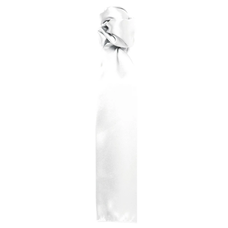 Image of Premier Premier Men Colours Plain Scarf in White White One Size Male 5063470683284