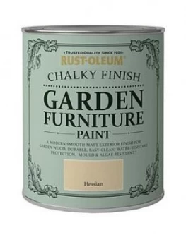 Image of Rust-Oleum Chalky Finish 750ml Garden Furniture Paint ; Hessian