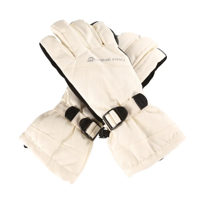 Image of Womens heated gloves Alpine Pro Rena Beige Female M