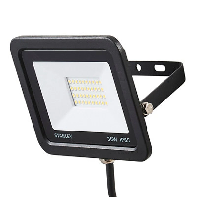Image of Stanley Sxls312954Kbe Black Mains-Powered Cool White LED Without Sensor Floodlight 2400Lm