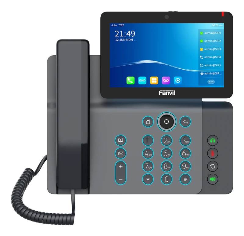 Image of Fanvil V67 IP phone Black 20 lines LCD WiFi