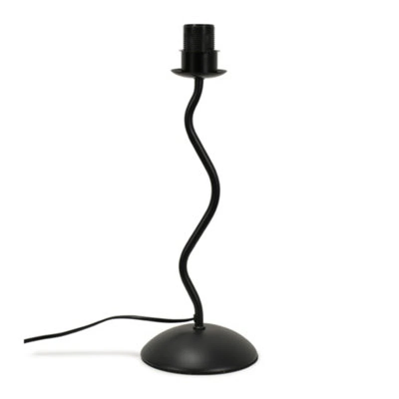 Image of ValueLights Wiggle Metal Floor Lamp Base Black