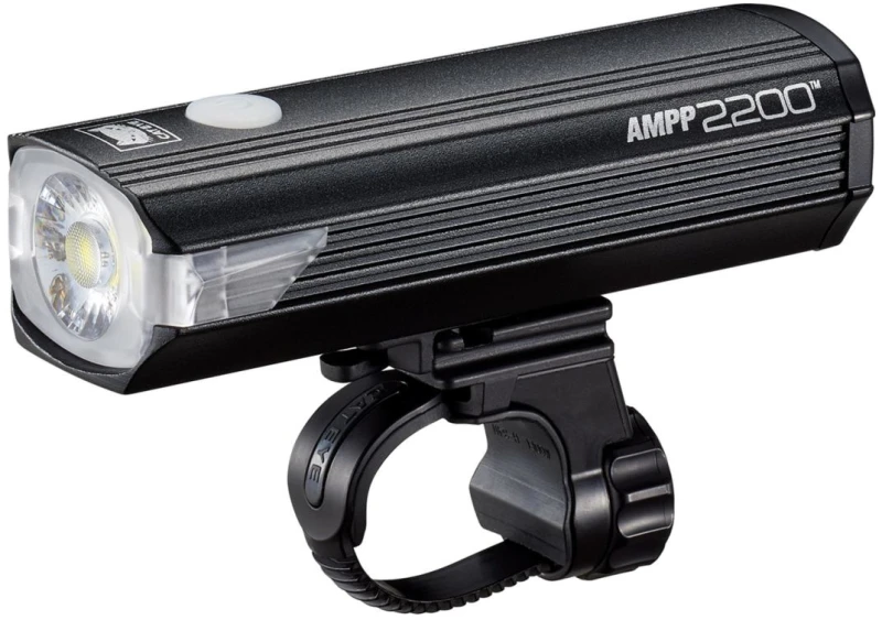 Image of Cateye AMPP 2200 Front Cycle Light NO SIZE BLACK - Cycles UK