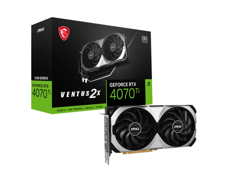 Image of MSI GPU NV 4070Ti Ventus 2X 12G OC Fan