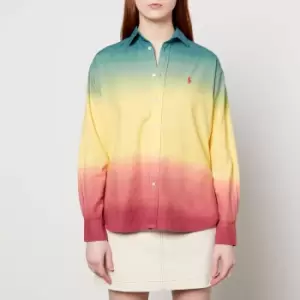 Image of Polo Ralph Lauren Womens Ombre Shirt - Ombre Multi - US 4/UK 8