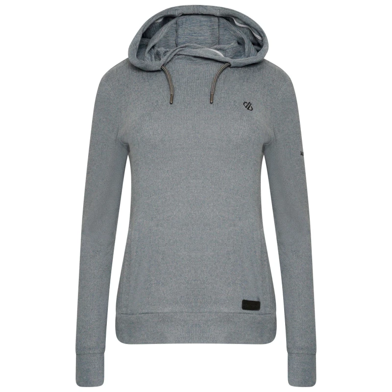Image of Dare 2B Womens Out & Out Overhead Sweater Hoodie UK 8- Bust 32', (81cm) Orion Grey Marl DWA514-ZWB-8