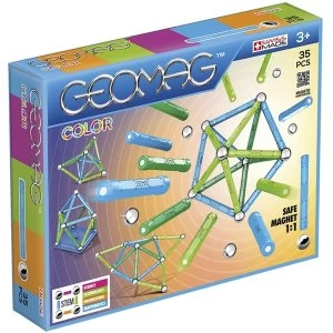 Image of Color Classic 35 Pieces Geomag Construction Set