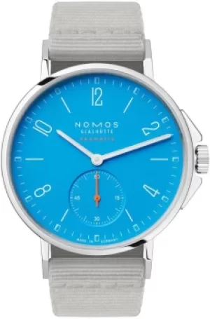 Image of Nomos Glashutte Watch Ahoi Neomatik Signalblau Sapphire Crystal