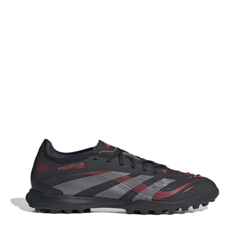 Image of adidas Unisex Kids Pred Firm Ground Football Boots Black/Grey/Red unisex 4.5 (37.3)