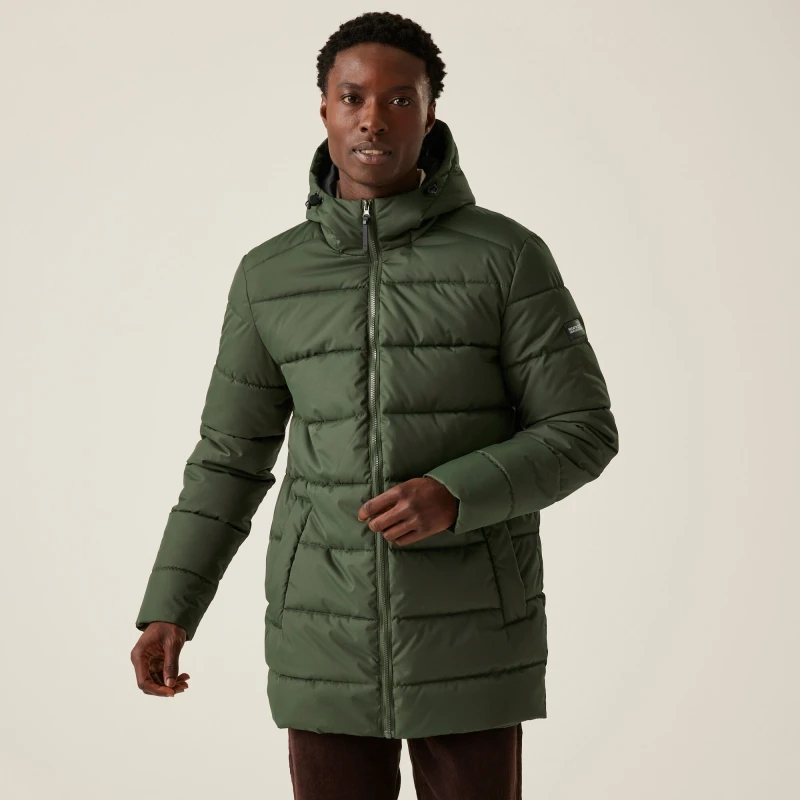 Image of Regatta Regatta Men Lakiver' Padded Jacket in Green Size: Medium Green M Male 5063019775272