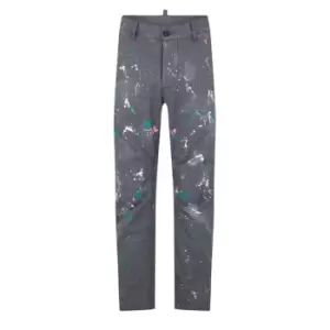 Image of DSQUARED2 Paint Splash Chino - Grey