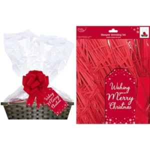 Image of Red Hamper Dressing Set