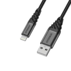 Image of Otterbox Premium Cable USB A-Lightning 1M, black