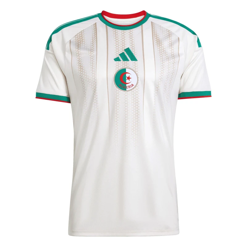 Image of adidas Algeria Home Shirt World Cup 2026 Mens White/Green male M