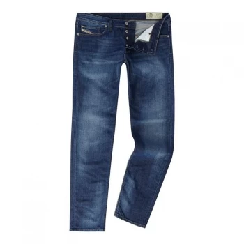 Image of Diesel Larkee Stretch Jeans - Dark Wash 084GR